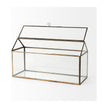 Mercana Hutt Gold Glass Terrarium Box