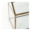 Mercana Hutt Gold Glass Terrarium Box