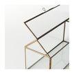 Mercana Hutt Gold Glass Terrarium Box
