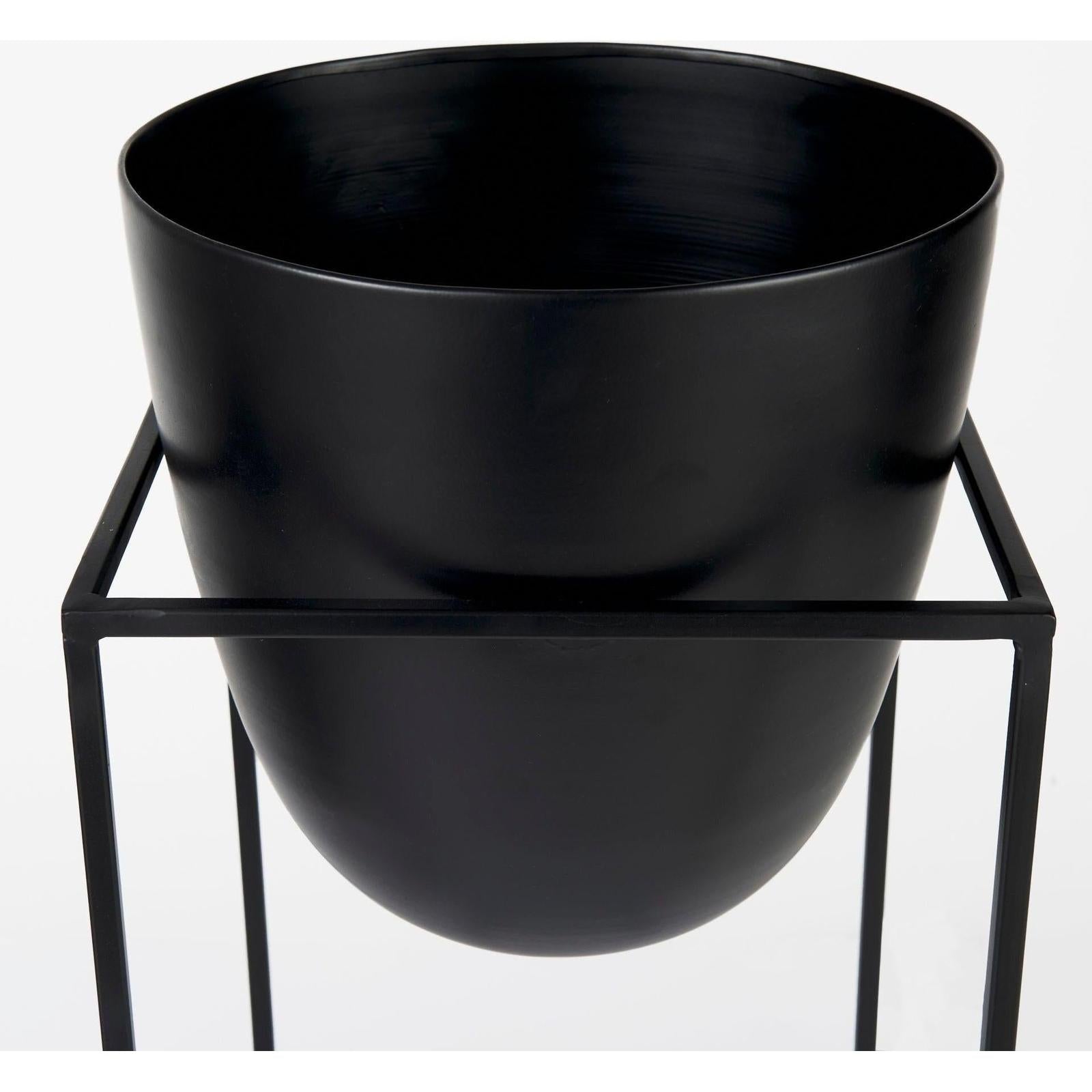 Mercana Bumble Black Plant Stands- Set of 2