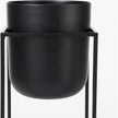 Mercana Bumble Black Plant Stands- Set of 2