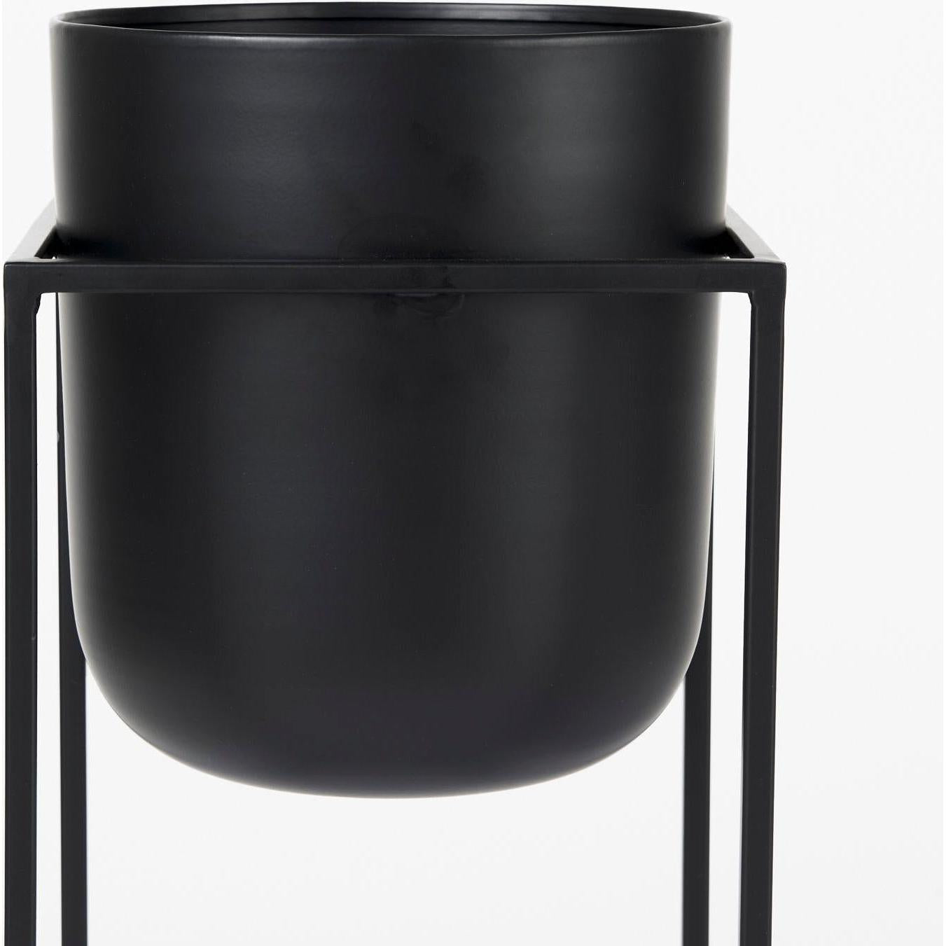 Mercana Bumble Black Plant Stands- Set of 2