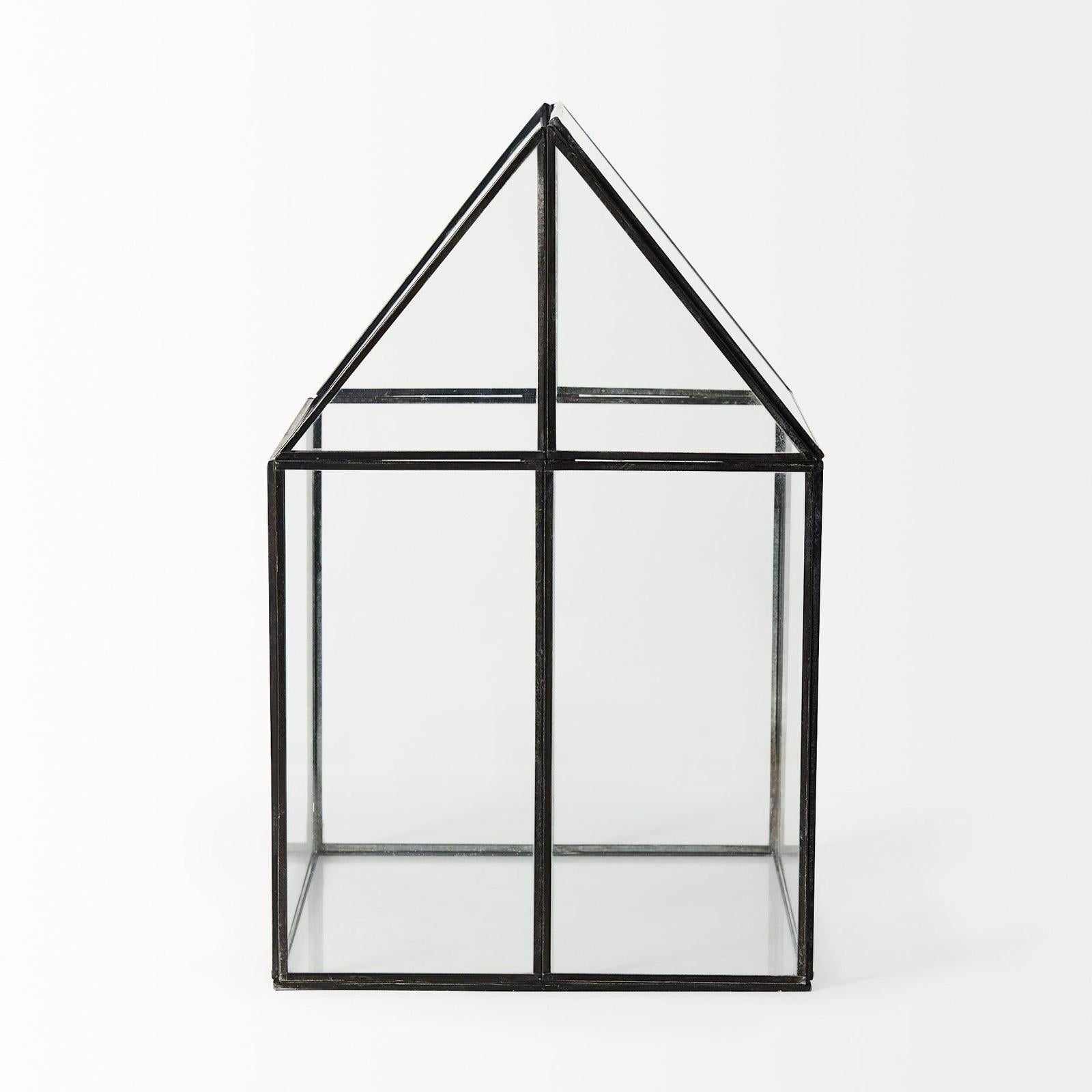 Mercana Sikes Hut Terrarium W/Glass Base