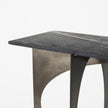Mercana Reinhold IV Black Marble Top Iron Console Table