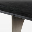 Mercana Reinhold IV Black Marble Top Iron Console Table