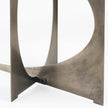 Mercana Reinhold IV Black Marble Top Iron Console Table