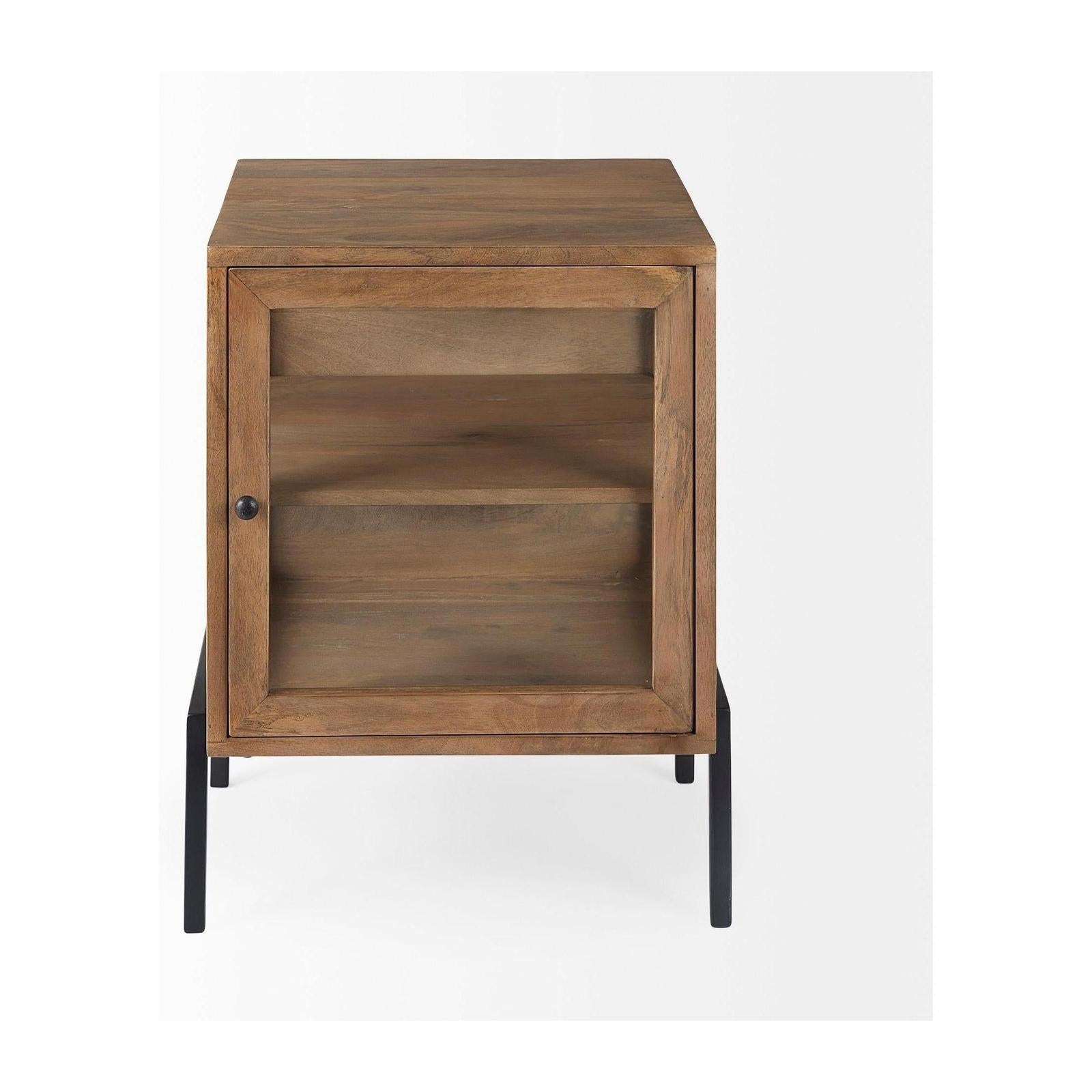 Mercana Arelius Wood End/Side Table