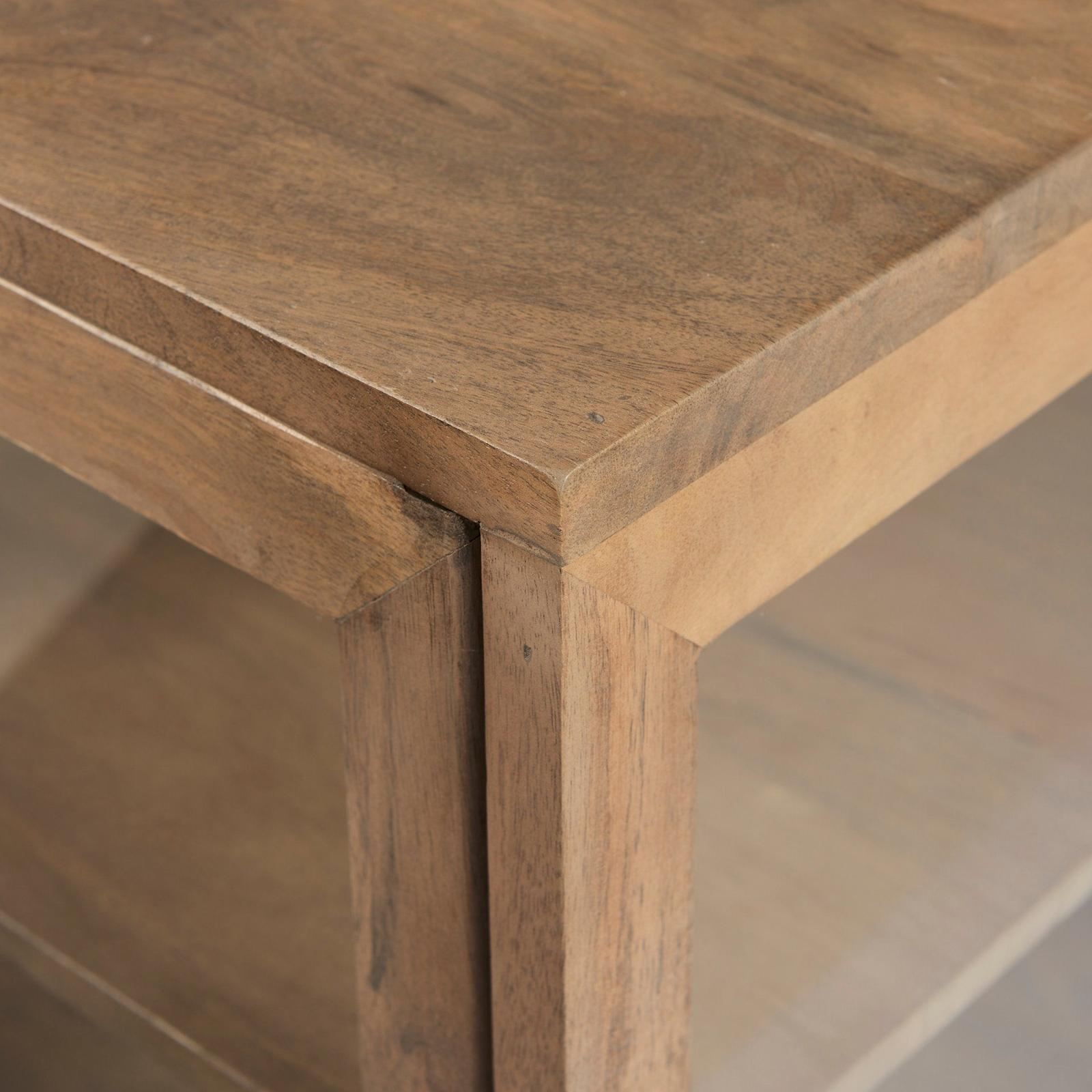 Mercana Arelius Wood End/Side Table