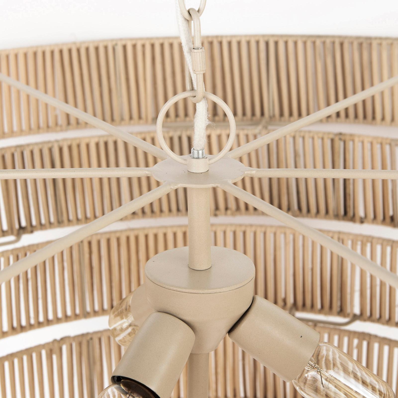 Mercana Marimba Natural Cane 6 Tier Chandelier
