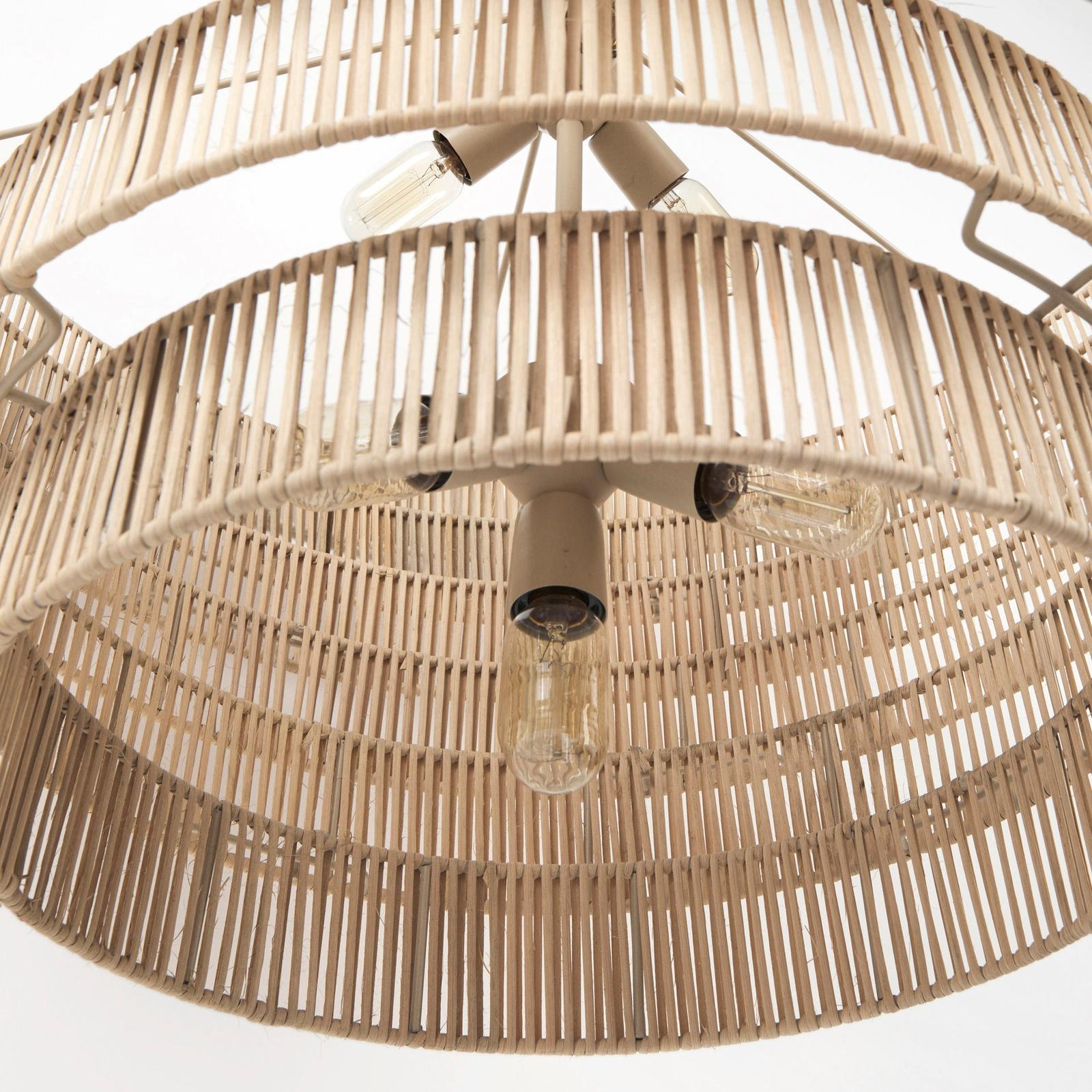 Mercana Marimba Natural Cane 6 Tier Chandelier