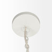 Mercana Theta White-Washed Beaded Chandelier