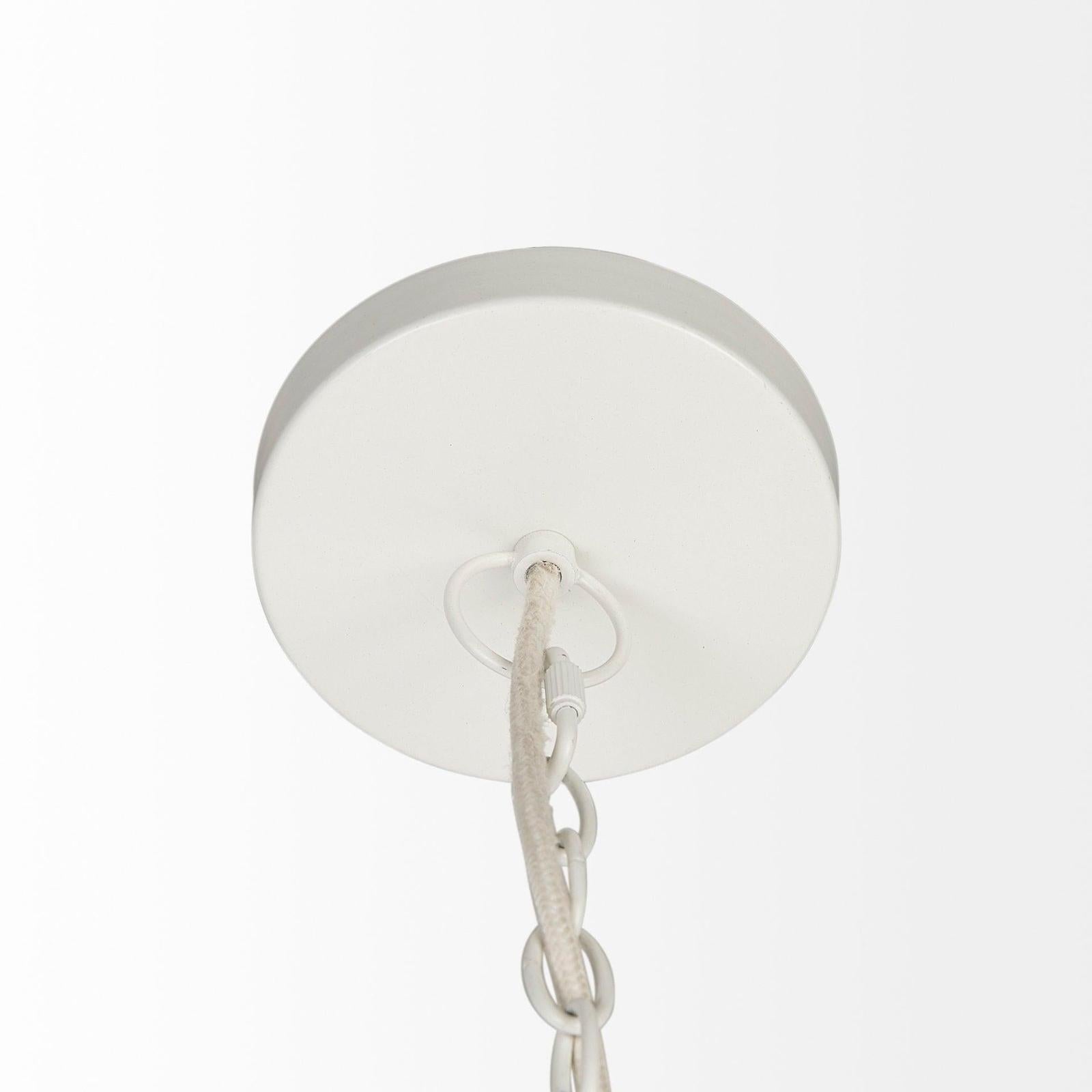 Mercana Theta White-Washed Beaded Chandelier