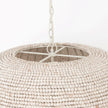 Mercana Theta White-Washed Beaded Chandelier