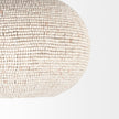 Mercana Theta White-Washed Beaded Chandelier