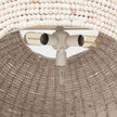 Mercana Theta White-Washed Beaded Chandelier