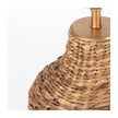 Mercana Campanile Brown Wicker Table Lamp