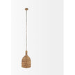 Mercana Campanile Brown Whicker Pendant Light Clearance