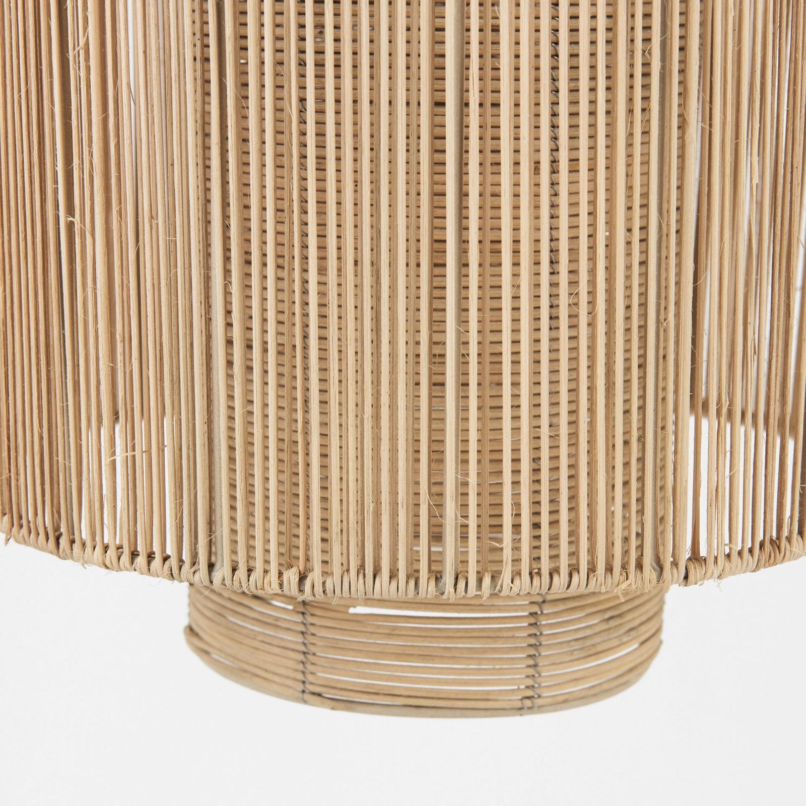Mercana Aviario Natural Cane Cylindrical Pendant Light Clearance