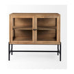 Mercana Arelius Glass Doors Accent Cabinet