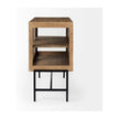 Mercana Arelius Glass Doors Accent Cabinet