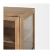 Mercana Arelius Glass Doors Accent Cabinet