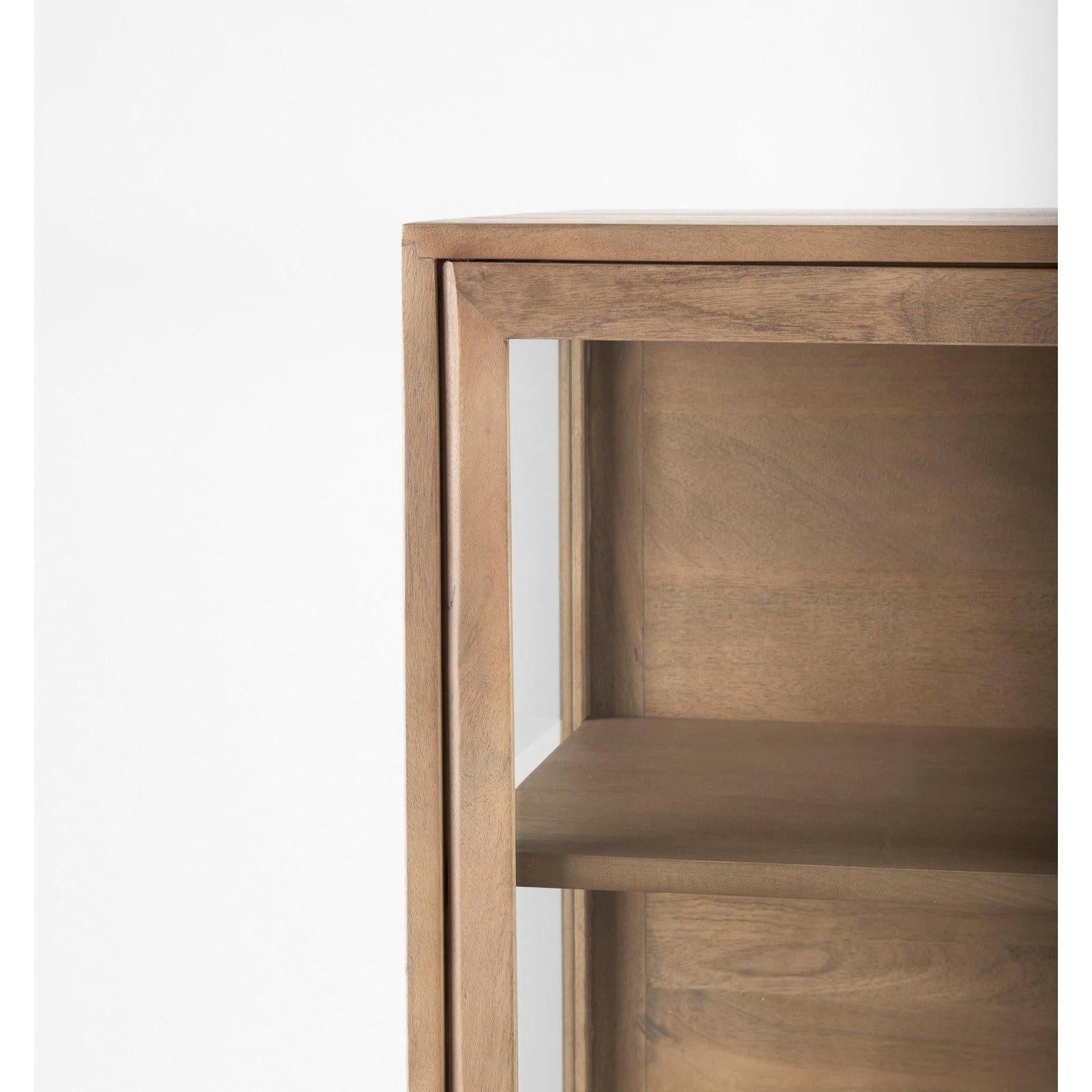 Mercana Arelius Wood Display Cabinet