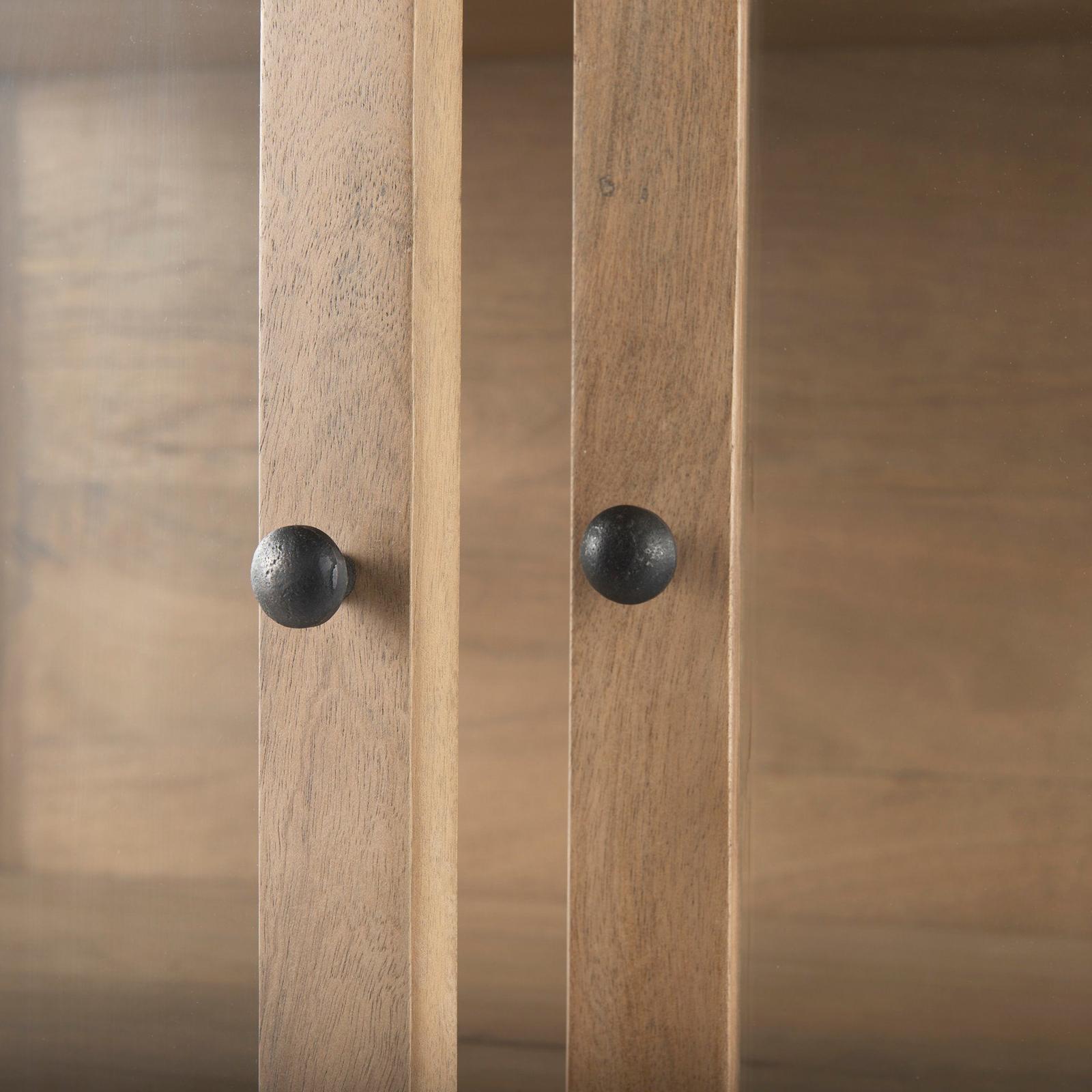 Mercana Arelius Wood Display Cabinet