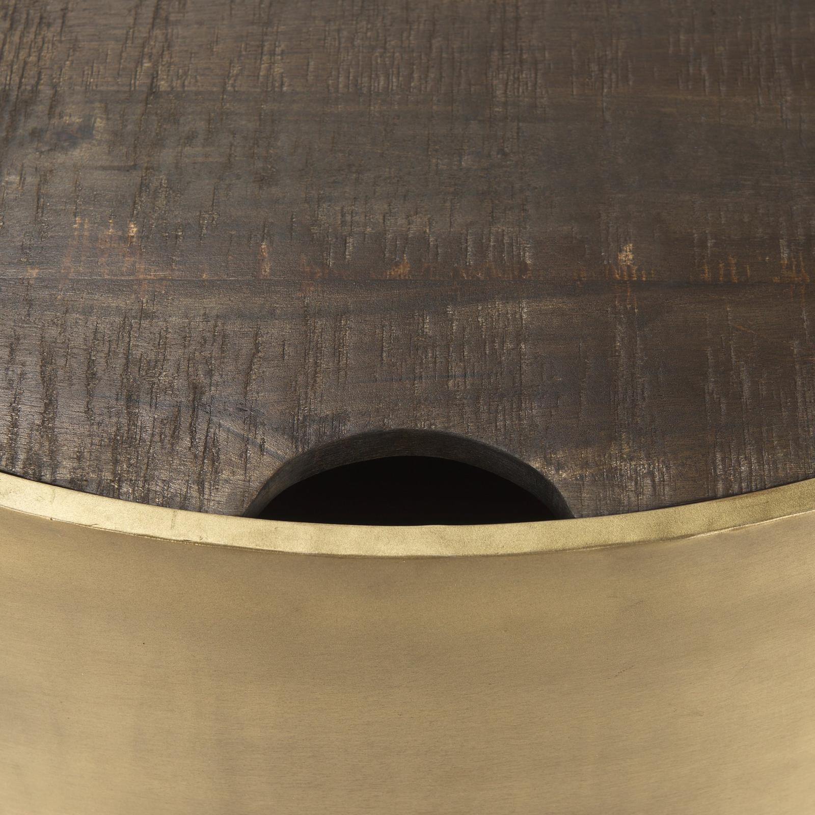 Mercana Eclipse Wood Top Nested Coffee Table