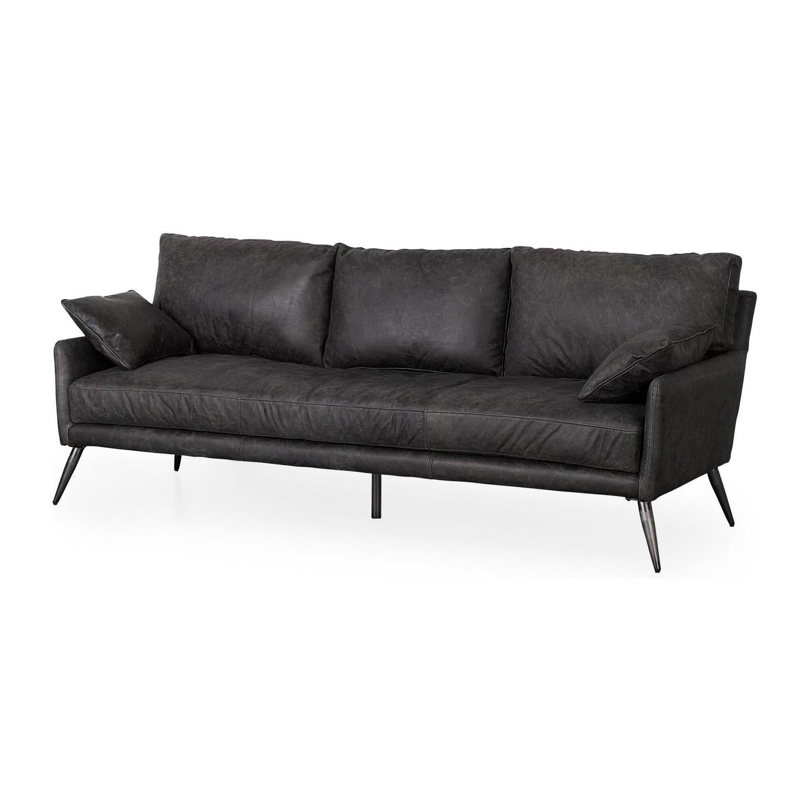 Mercana Cochrane Leather Three Seater Sofa