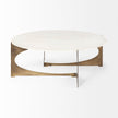 Mercana Reinhold Round Metal Base Coffee Table