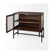 Mercana Arelius Glass Doors Accent Cabinet