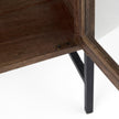 Mercana Arelius Glass Doors Accent Cabinet