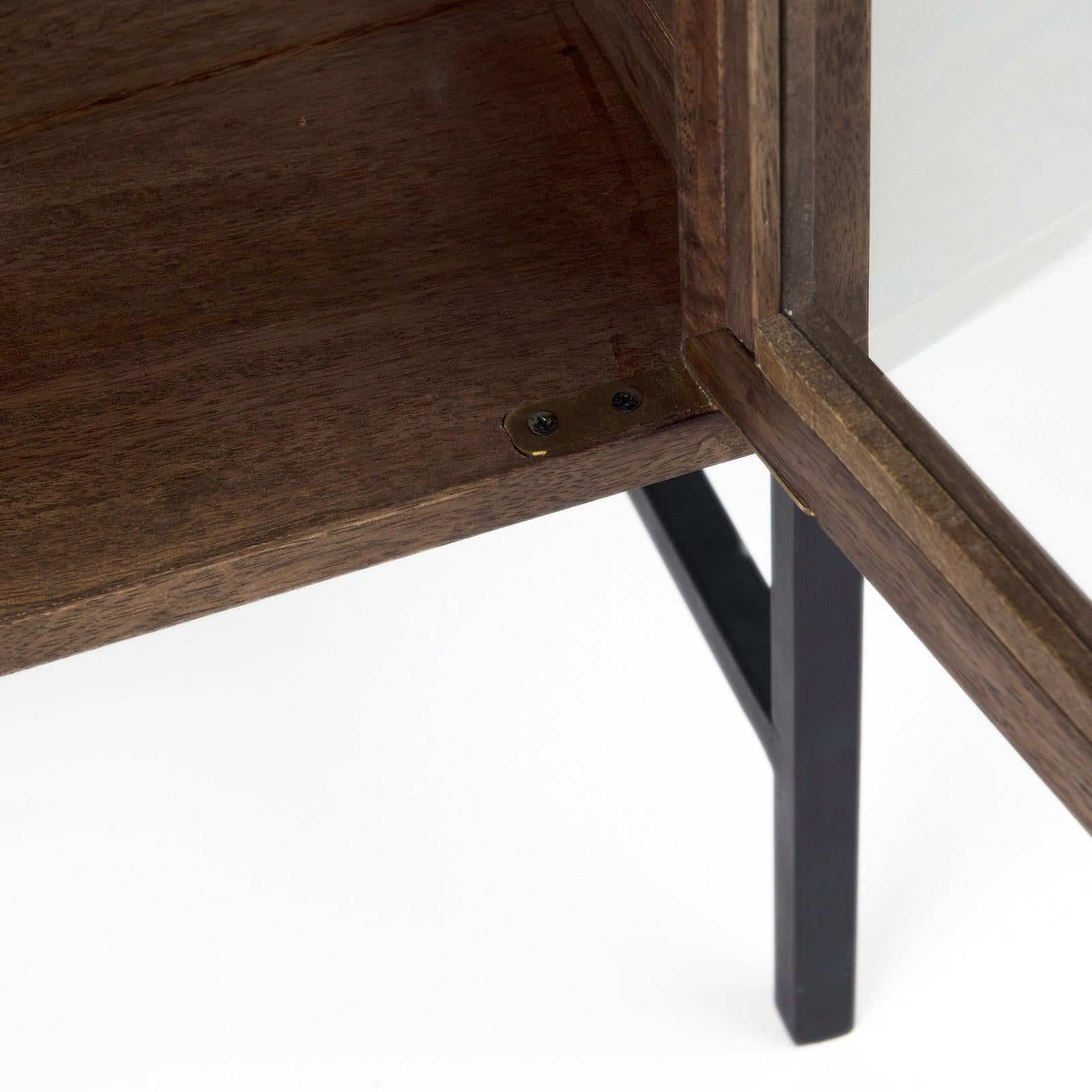 Mercana Arelius Glass Doors Accent Cabinet