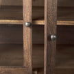 Mercana Arelius Black Metal Base w/ 4 Glass Cabinet Doors Sideboard