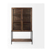 Mercana Arelius Wood Display Cabinet
