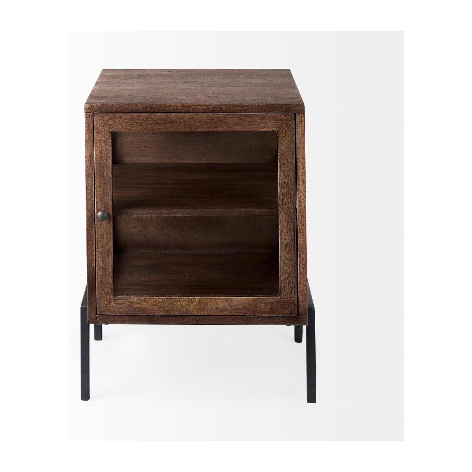 Mercana Arelius Wood End/Side Table