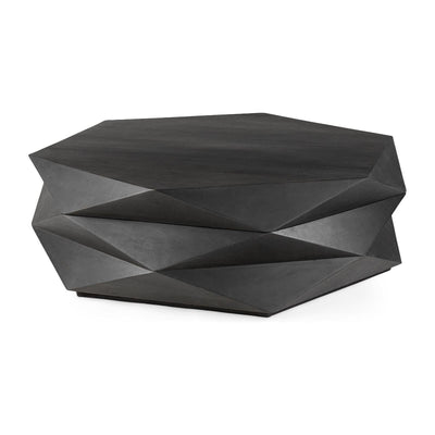 Mercana Arreto Solid Wood Hexagonal Storage Coffee Table