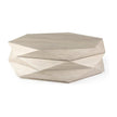 Mercana Arreto Solid Wood Hexagonal Storage Coffee Table