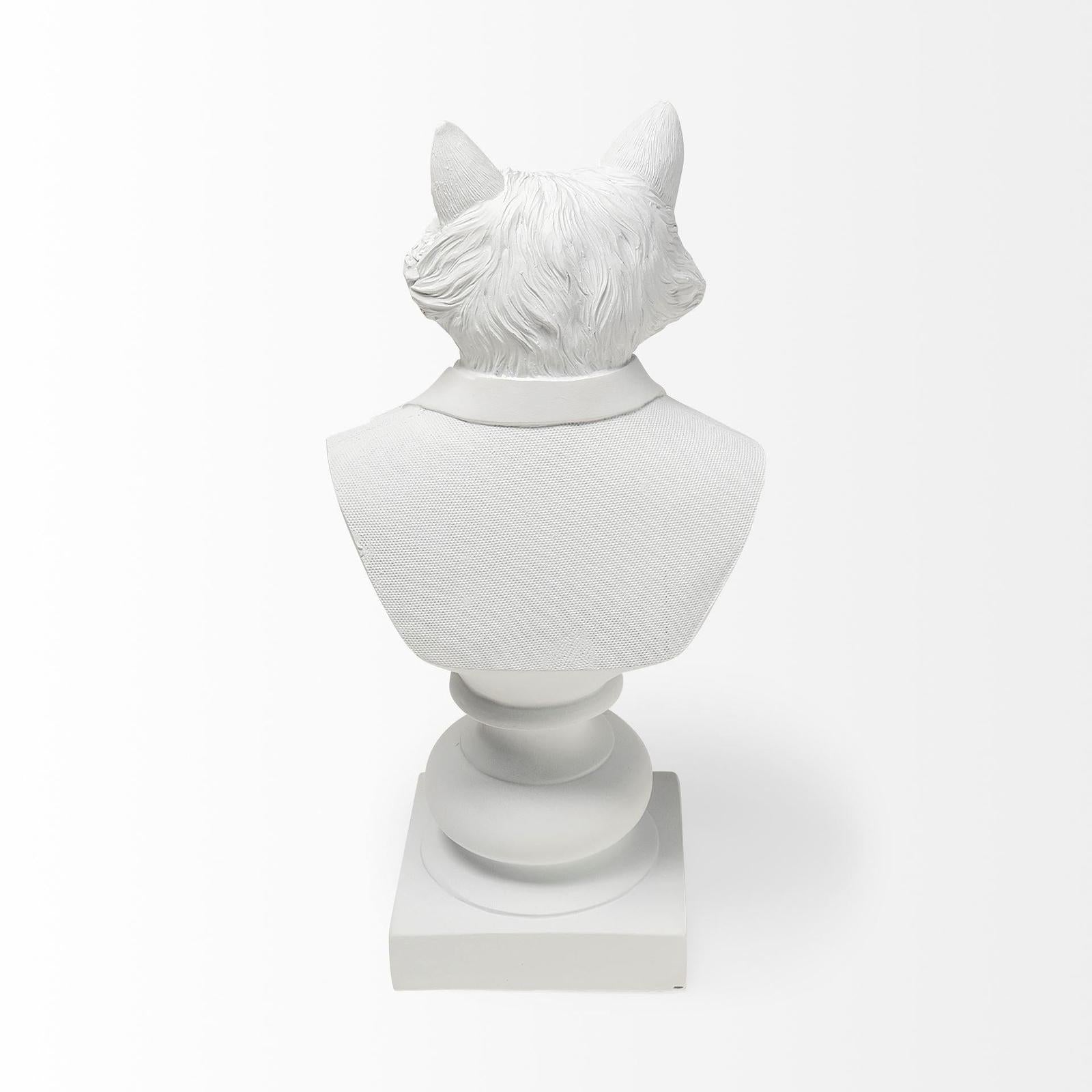 Mercana Murray White Resin Business Fox