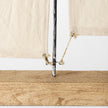 Mercana Tartane Brown/Cream Nautical Inspired Sailboat