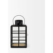 Mercana Gamfield Black Metal and Glass Lantern