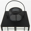 Mercana Gamfield Black Metal and Glass Lantern