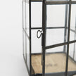 Mercana Gamfield Black Metal and Glass Lantern