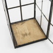 Mercana Gamfield Black Metal and Glass Lantern