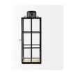 Mercana Gamfield Black Metal and Glass Lantern