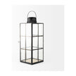 Mercana Gamfield Black Metal and Glass Lantern