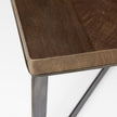 Mercana Faye Metal Base Square Coffee Table