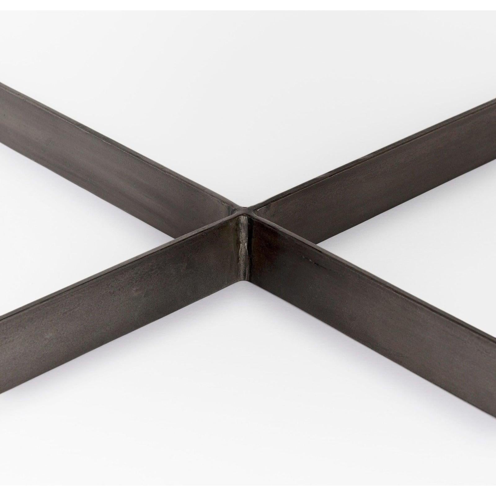 Mercana Faye Metal Base Square Coffee Table