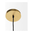 Mercana Halycon Gold Mesh and Iron Pendant Light