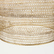 Mercana Halycon Gold Mesh and Iron Pendant Light